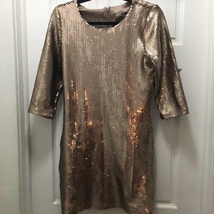 Champagne BB Dakota sequin dress